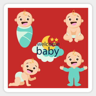 Welcome Baby Sticker